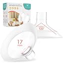Breast Flanges 17mm 2-Pack for Medela Pump in Style, Symphony, Freestyle, Sonata, Maxflow and Lansinoh Signature Pro Breast Pumps