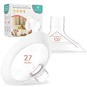 Breast Flanges 27mm 2-Pack for Medela Pump in Style, Symphony, Freestyle, Sonata, Maxflow and Lansinoh Signature Pro Breast Pumps