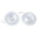 Breast Shells Breastmilk Catcher Breastfeeding Mom Nursing Cup Portable Milk Saver Wearable Overflow Milk Collector 2Pcs Nursing Cups for Nipple Cover