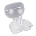 Breastfeeding Nipple Shields for Nursing Newborn Baby Nippleshield Breast Feeding 2 Count with Sterilizing Storage Case Clear (Size Less 13MM)