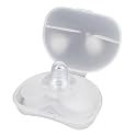 Breastfeeding Nipple Shields for Nursing Newborn Baby Nippleshield Breast Feeding 2 Count with Sterilizing Storage Case Clear (Size 16-20MM)