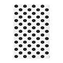 Breathable Mini Crib Mattress Sheets Fitted, Toddler Baby Sheets for Crib Mattress Soft &amp; Breathable 39 * 27 * 5In - Black Polka Dot White