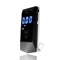 Rechargeable Breathalyzer with Auto Flow detect and Auto Cleaning Feature, 10 Memories and LED Display Visible at Night (W&B 088+)