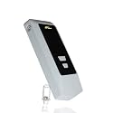 Rechargeable Breathalyzer with Auto Flow detect and Auto Cleaning Feature, 10 Memories and LED Display Visible at Night (White 088+)