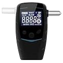 Breathalyzer with Window Breaker with Optic Indicator, 10 Memories and RTC (Black 198)