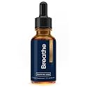 BREATHE 8-IN-1 Mullein Drops for Lungs & Airways 2 fl.oz. - Peppermint, Thyme, & Mullein Leaf Extract - Lung Detox for Smokers - Break up Mucus & Breathe Clear- GMO-Free & Made in USA- 2 months supply