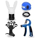 Breathing Trainer with Finger Gripper & Hand Gripper - Adjustable Resistance Hand Exerciser | Portable & Durable Grip Strength Trainer