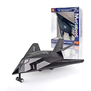 breatoi 1400 scale stealth attack jet model  premium die-cast collectible plane v22 type