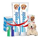 Cool Mint Toothpaste(Pack of 2) and 3Pcs Toothbrush Combo for Dogs - 200g | Soothing Mix of Mint and Cinnamon Oil Suitable for Dogs and Puppies| Dog Toothpaste| Dog Mouth Freshner