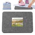 BREENHILL Wool Pressing Mat 13.5"x 17" Ironing Mat for Quilting（Dark Gray）