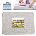 BREENHILL Wool Pressing Mat 17"x 24" Ironing Mat for Quilting(Light Gray)