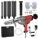 BreeRainz Diamond Core Drilling Machine & 4 Drill Bits 1.25"/2.5"/3.25"/4"