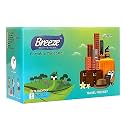 Breeze 2 Ply Toilet Paper Roll Soft & Absorbent Tissue Rolls with 1 Canister 4 Refills & 10 Pulls Each for Home and Travel Bathroom Use (Pack of 5, 50 Sheets, 7.87 x 3.74 inches)