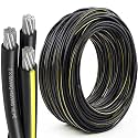 BreezeHug 125Ft 4-4-4 Aluminum URD Direct Burial Cable-UL Listed