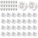 BreezeHug 60 Pcs 45°Angle Light Clips Compatible with Govee Pro H706 H806
