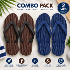BreeZy Men Men Health Massager Flip Flops