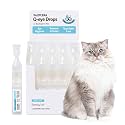 Breezytail PetO’Cera Q-Eye, Lubricating Eye Drops, Daily Moisture for Dry Eyes, Gently Flushes Irritants & Tear Stains, Vet-Approved for Dogs & Cats, 1ml*30ea