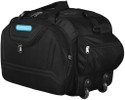 BREGGABOG (Expandable) 60L ECHOES-BLACK Polyester Lightweight Cabin Size Luggage Duffel With Wheels (Strolley)