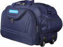 BREGGABOG 60 L Strolley Duffel Bag - 60L ECHOES-Navy Blue Polyester Lightweight Cabin Size Luggage - Blue - Large Capacity