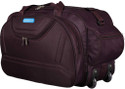BREGGABOG 60 L Strolley Duffel Bag - 60L ECHOES-PURPLE Polyester Lightweight Cabin Size Luggage - Purple - Large Capacity