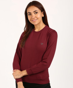 breil by fort collins full sleeve solid women sweatshirt