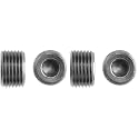 Brennan Industries 5406-HP-01 Steel Hollow Hex Pipe Plug, 1/16"-27 NPTF Thread, 0.300" Length (Pack of 2)