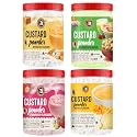 Brew Lab Custard Powder Dessert Mix | Gluten Free,Eggless & Rich Creamy Custard | 4 Flavours – Vanilla, Strawberry, Butterscotch, Kesar Pista | 75 g Each (Pack of 4)