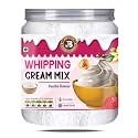 Brew Lab Vanilla Flavor Whipping Cream Mix | Smooth Texture for Decorated Cakes, Desserts Topping Powder-250 gram