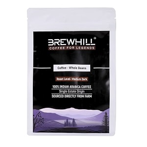 Brewhill Coffee Medium-Dark Roast Whole Bean