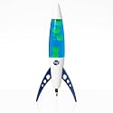 Brewish 17-Inch Liquid Motion Lamp | Magma Lamp with Blue Liquid Green Wax | Space-Inspired Rocket Lamps for Kids, Adults | Night Light for Home, Office, Room Decor | Unique Table Lamp to Gift