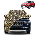Brezza 100% Waterproof Car Cover | Dustproof Sun Protection Cover | Soft Cotton Lining | Triple Stitched | Mirror Pocket | Antenna Pocket | All Weather Body Cover (Army)