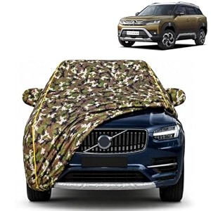 brezza new 100 waterproof car cover  dustproof sun protection cover  soft cotton lining  triple stitched  mirror pocket  antenna pocket  all weather body cover army