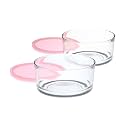 Brezzycloud Freezowarm Glass Warm &amp; Serve 2-Piece Bowl with Lid BS802-1340ml - Transparent Glass with Color Lid (2-Piece)