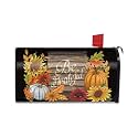 Briarwood Lane Fall Thanksgiving Mailbox Cover - Standard Size - Be Grateful Autumn Magnetic for Thanksgiving Mailbox Cover