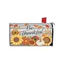 Briarwood Lane Fall Mailbox Cover - Standard Size - Be Thankful Flowers for Fall Mailbox Cover