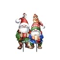 Briarwood Lane Winter Christmas Metal Art 26x14.5 Warm Wishes Gnomes for Christmas Metal Art