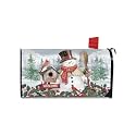 Briarwood Lane Winter Mailbox Cover - Oversized - Jolly Snowman Welcome Oversized for Winter Mailbox Cover