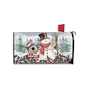 Briarwood Lane Winter Mailbox Cover - Standard Size - Jolly Snowman Welcome for Winter Mailbox Cover