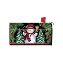 Briarwood Lane Winter Mailbox Cover - Standard Size - Red Checkered Snowman for Winter Mailbox Cover