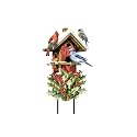 Briarwood Lane Winter Metal Art x Winter Birdhouse Gathering for Winter Metal Art