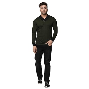 men39s full sleeve shawl olive pack of 1