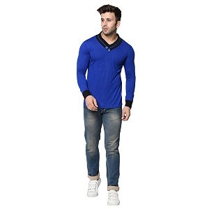 men39s full sleeve shawl blue pack of 1