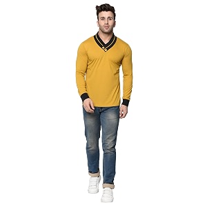 men39s full sleeve shawl mustard pack of 1