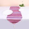 BRICK HOME Aztec Purple Woven Fabric Table Runner with Tassel (13 X 60 Inches)