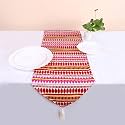 BRICK HOME Aztec Red Woven Fabric Table Runner with Tassel (13 X 60 Inches)