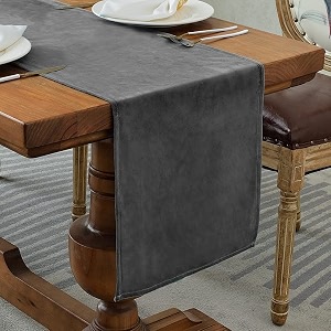 brick home velvet 6 seater table runner and bed runner13 x 72 inches