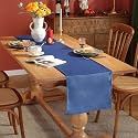 BRICK HOME Velvet 6 Seater Table Runner and Bed Runner,13 x 72 Inches