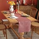 BRICK HOME Velvet 6 Seater Table Runner and Bed Runner,13 x 72 Inches