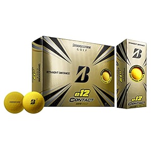 bridgestone golf 2021 e12 contact matte yellow