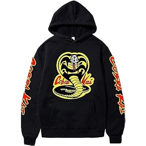 Mens Cobra Kai No Mercy Epic Hooded